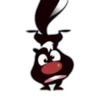 🍌 скунс, мультфильм, животное telegram sticker