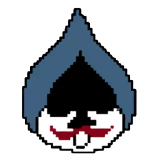 😛 Lancer Deltarune deltarune, video game, pixel art, lancer telegram sticker
