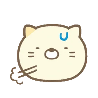 🍐 gato, fofo, animal, adesivo, kawaii, desenho animado telegram sticker