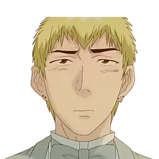 🙁 anime, cartoon, character, expression, portrait telegram sticker