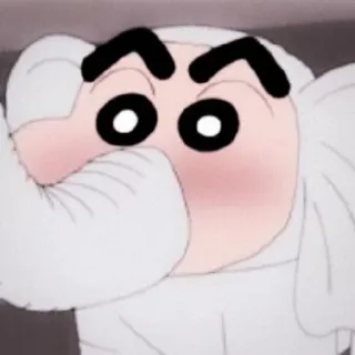 🐇 Shin-chan Crayon Shin-chan Anime, Cartoon, Crayon Shin Chan, Grappig, Personage, Shin-chan telegram sticker