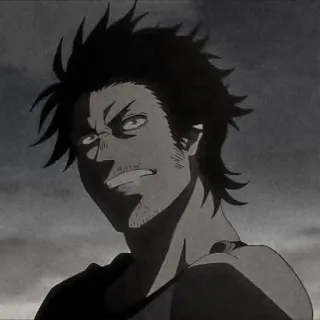 🖇️ Yami Sukehiro Black Clover Аниме, Ями Сукехиро, Чёрный Клевер, Манга, Сёнен, Капитан telegram sticker