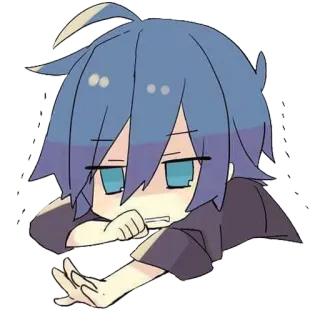 😑 Anime, Manga, Hoạt hình, Nhân vật, Dễ thương, Chibi telegram sticker