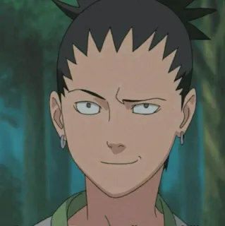 🗡 Shikamaru Nara Naruto Anime, Naruto, Shikamaru, Personagem, Mangá telegram sticker