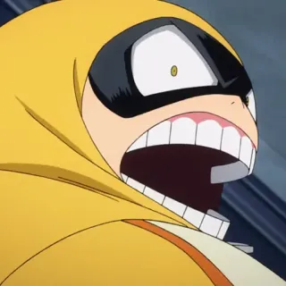 💛 Denki Kaminari My Hero Academia Anime, Mangá, Denki Kaminari, My Hero Academia, Amarelo, Personagem, Herói whatsapp sticker