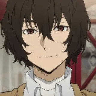 🧱 Osamu Dazai Bungou Stray Dogs Anime, Manga, Osamu Dazai, Bungou Stray Dogs, Personaggio telegram sticker