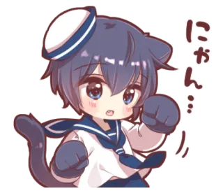 ⛸ に
か
ん
…
リ อนิเมะ, มังงะ, น่ารัก, แมว, กะลาสี, คาวาอิ, ญี่ปุ่น telegram sticker