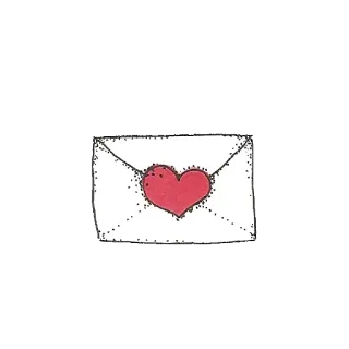 💌 конверт, письмо, сердце, любовь, почта, корреспонденция telegram sticker