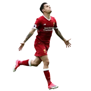 🤗 Philippe Coutinho calcio, atleta, calcio, giocatore, sport whatsapp sticker