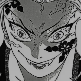 🪐 Gyutaro Demon Slayer Anime, Dämon, Manga, Gyutaro, Bösewicht whatsapp sticker