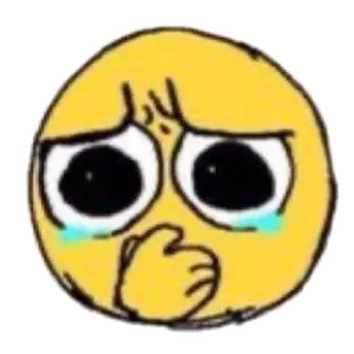 😭 weinen, emoji, traurig, cartoon telegram sticker