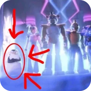 🐧 Glamrock Freddy and friends Five Nights at Freddy's: Security Breach whatsapp sticker