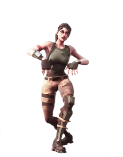 👏 fortnite, gamer, jeu vidéo, personnage, skin, femme telegram sticker