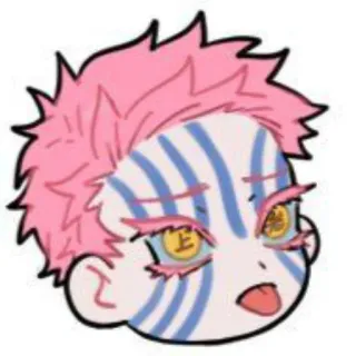 😒 Akaza Demon Slayer 上弦 Аниме, Демон, Клинок, рассекающий демонов, Аказа, Высший ранг telegram sticker