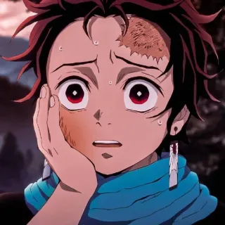 🀄 Tanjiro Kamado Demon Slayer Anime, Demon Slayer, Tanjiro, Manga, Personaje telegram sticker