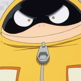 💛 Mezo Shoji My Hero Academia Anime, Desenho animado, Personagem, Mezo Shoji, My Hero Academia whatsapp sticker