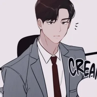 🖇 CREAM man, suit, korean, cream, office, work, business telegram sticker