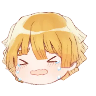 ⚡️ 动漫, 哭泣, Q版, 可爱, 情绪化 whatsapp sticker