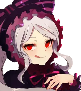 😋 Albedo Overlord Anime, Demônio, Mal, Súcubo, Albedo, Overlord telegram sticker