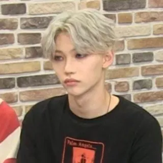 😑 Felix kpop, stray kids, idol, portrait, celebrity telegram sticker