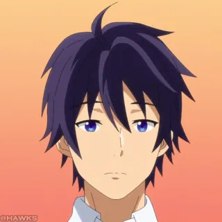 ⚔️ @HAWKS Anime, Cartoon, Manga, Jongen, Portret telegram sticker