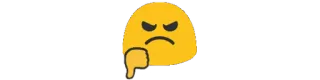 👎 emoji, duim omlaag, dislike, slecht, negatief telegram sticker