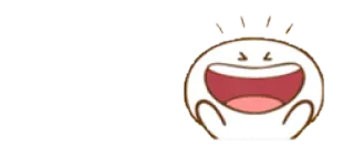 😆 อีโมจิ, มีความสุข, สนุกสนาน, น่ารัก, การ์ตูน whatsapp sticker
