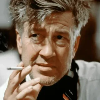 ⭐️ David Lynch David Lynch, Regisseur, Rauchen, Zigarette telegram sticker