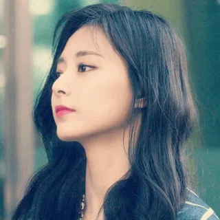 🎠 donna, ritratto, tzuyu, kpop, twice, ragazza, bellezza telegram sticker