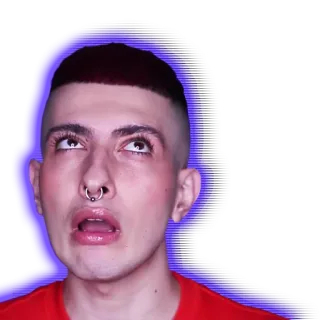 🙄 osoba, twarz, portret, wyraz, mężczyzna, mężczyzna telegram sticker