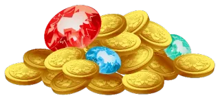 💎 koin, emas, permata, kekayaan, harta karun, kekayaan telegram sticker