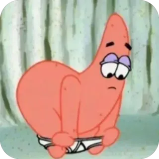 🫥 Patrick Star SpongeBob SquarePants telegram sticker
