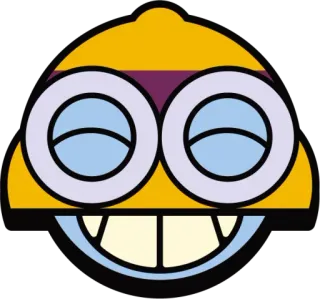 🙂 Emoji, Faccia, Limone, Cartone animato, Adesivo whatsapp sticker