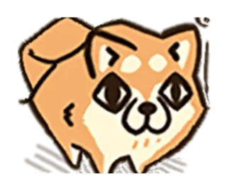 🐶 Hund, Shiba Inu, Tier, süß, Haustier, Zeichnung telegram sticker