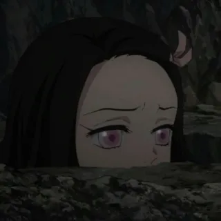 😔 Nezuko Kamado Demon Slayer Anime, Demon Slayer, Nezuko, Mignon, Fille, Manga telegram sticker