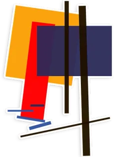 😡 abstract, art, shapes, geometric telegram sticker