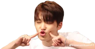 😘 @nomuchun07 kpop, asia, potret, penyanyi, idola, nakal, muda telegram sticker