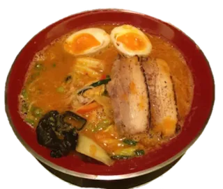 🍜 ramen, food, noodles, egg, pork, bowl, asian cuisine telegram sticker