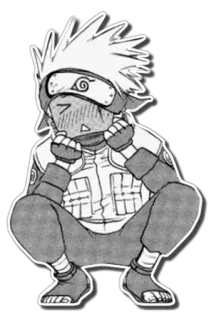 😳 Kakashi Hatake Naruto anime, manga, Kakashi, Naruto, character, ninja telegram sticker