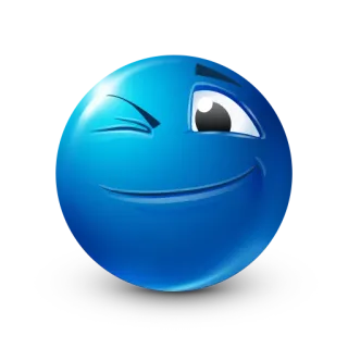 Blue Emoji whatsapp stickers