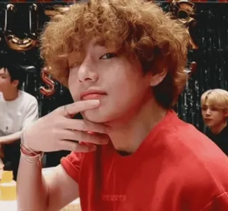 😉 V K-pop, BTS, V, Pop coreano, Ídolo, Cantante telegram sticker