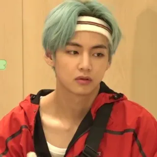 🐟 V V, BTS, K-pop, cantante, celebrità, asiatico telegram sticker