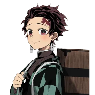 😊 Tanjiro Kamado Demon Slayer Anime, Thanh gươm diệt quỷ, Tanjiro Kamado, Nhân vật, Giải trí telegram sticker