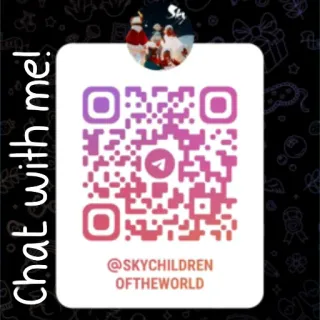 💬 Chat with me!
@SKyCHILDREN
OFTHEWORLD Chat, Código QR, Redes sociales, Telegram, Sky: Children of the Light telegram sticker