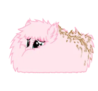 🤯 pony, pink, cartoon, animal, fluffy telegram sticker