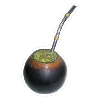 ☕ Erva Mate, Mate, Bebida, Argentina, Cuia, Bombilha, Chá telegram sticker