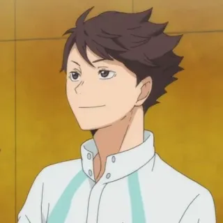 💗 Oikawa Tooru Haikyuu!! Anime, Haikyuu, Oikawa, Tooru, Pallavolo, Personaggio telegram sticker
