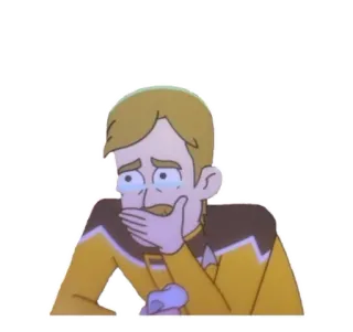 😭 desenho animado, chorando, triste, Star Trek telegram sticker