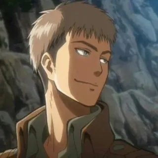 🐴 Jean Kirstein Attack on Titan Anime, Personaggio, Maschio, Soldato, Jean Kirstein, L'attacco dei Giganti whatsapp sticker