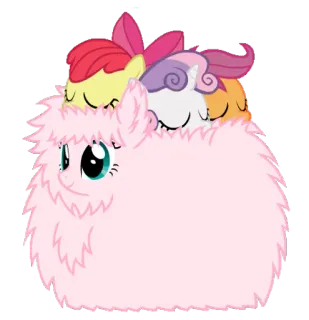 💤 My Little Pony Kucyk, Kreskówka, Słodkie, Zwierzęta, Puszysty, Przyjaźń, Pastelowy, Stos telegram sticker